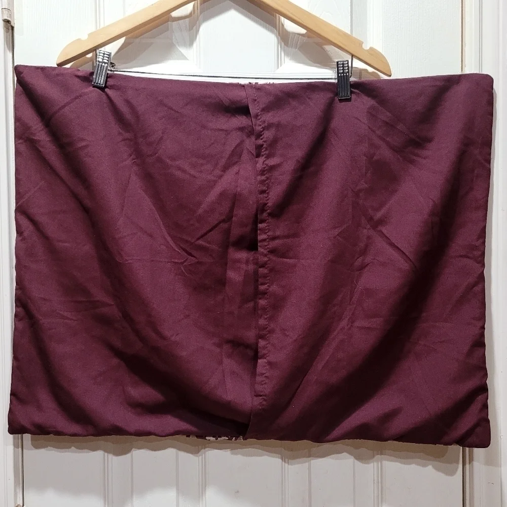 Standard Mauve Burgundy Pillowcases (2) Boho